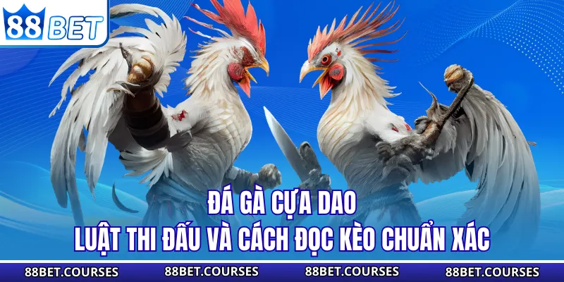 Đá Gà Cựa Dao – Luật Thi Đấu Và Cách Đọc Kèo Chuẩn Xác