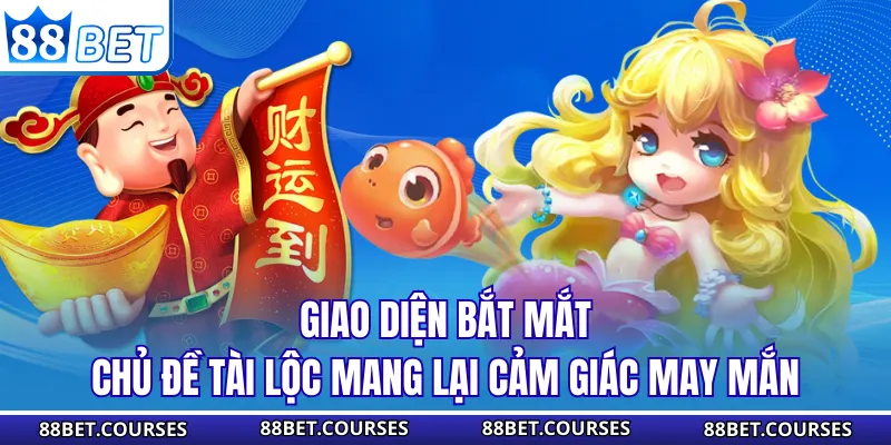 Giao diện bắt mắt, chủ đề tài lộc mang lại cảm giác may mắn
