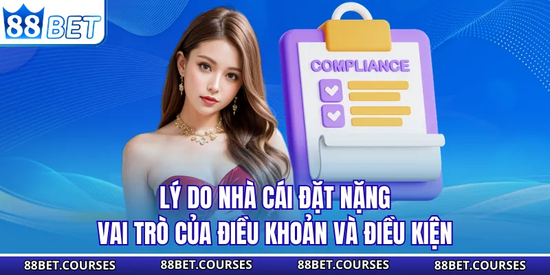 Lý do nhà cái đặt nặng vai trò của điều khoản và điều kiện